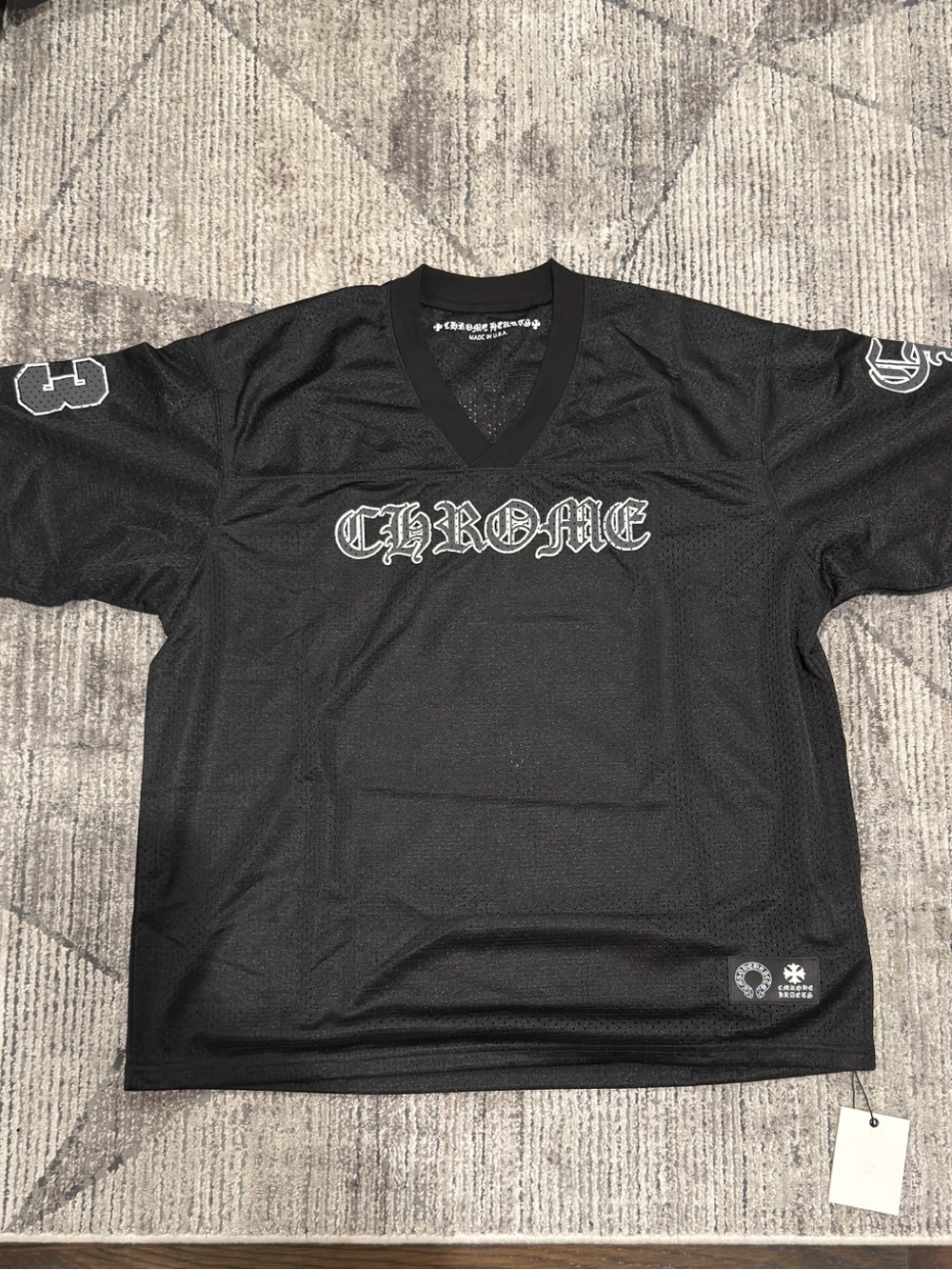 Chrome Hearts Black Mesh Jersey - Picture 9 of 9